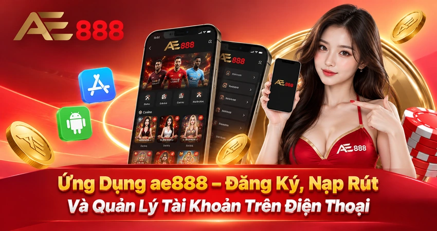 Ứng Dụng ae888 – Đăng Ký, Nạp Rút Và Quản Lý Tài Khoản Trên Điện Thoại